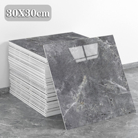 10-40PCS Imitation Marble 3D Ceramic Tile Wall Renovation Decoration Sticker Waterproof Self-adhesive Home Floor Sticker