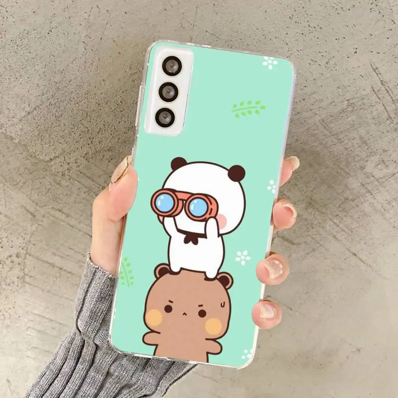 Custodia per telefono Bubududu Panda per Samsung S21 A10 per Redmi Note 7 9 per Huawei P30Pro Honor 8X 10i cover