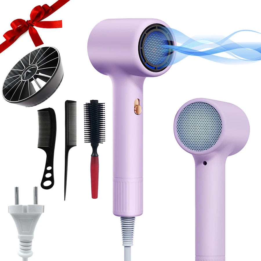 

ONEKA Hair Dryer with Diffuser Blown Away Ionic Hair Dryer 2000W Fast Drying Blow Dryer For Home Salon Chirstmas Gift Idea