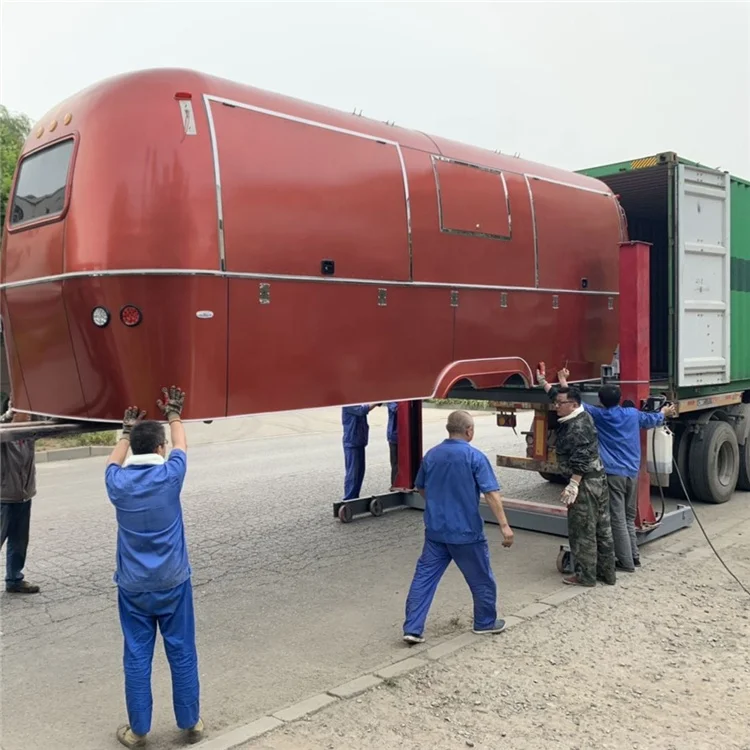 ステンレス鋼モバイルフードトレーラー、アイスクリーム、気流、フードカート、新しい、2020