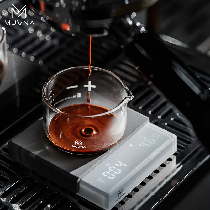 MUVNA Psyche Mini Coffee Scale Digital Espresso Scale Smart Timing Weight Precise Hand Brew Coffee Weighing Scale