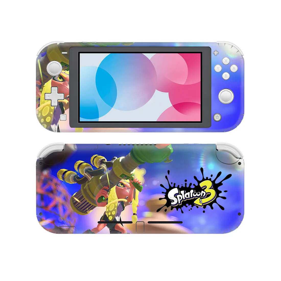 Game Splatoon Sticker Skin Cover for Nintendo Switch Lite Console Dock Charger Stand Holder Joycon Skin Vinyl