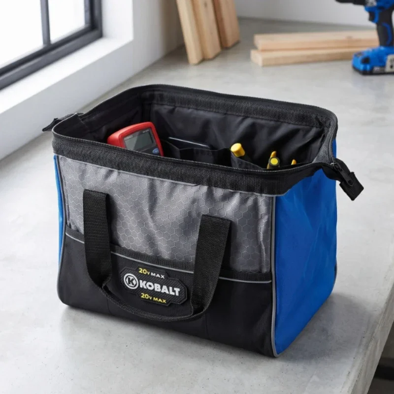 Waterproof Tool Bag Portable Tools Storage Bags Electrician Handheld Tools Organizer Bags Multifunctional Large Capacity Toolkit