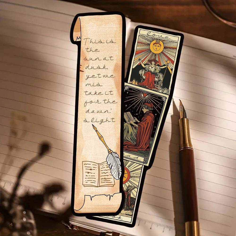 Imagem -05 - Irregular Vintage Leitura Tema Marcador Páginas de Leitura Livros Anotados Faça Você Mesmo Presentes Decorativos dos Desenhos Animados Marcadores Estéticos 30 Peças