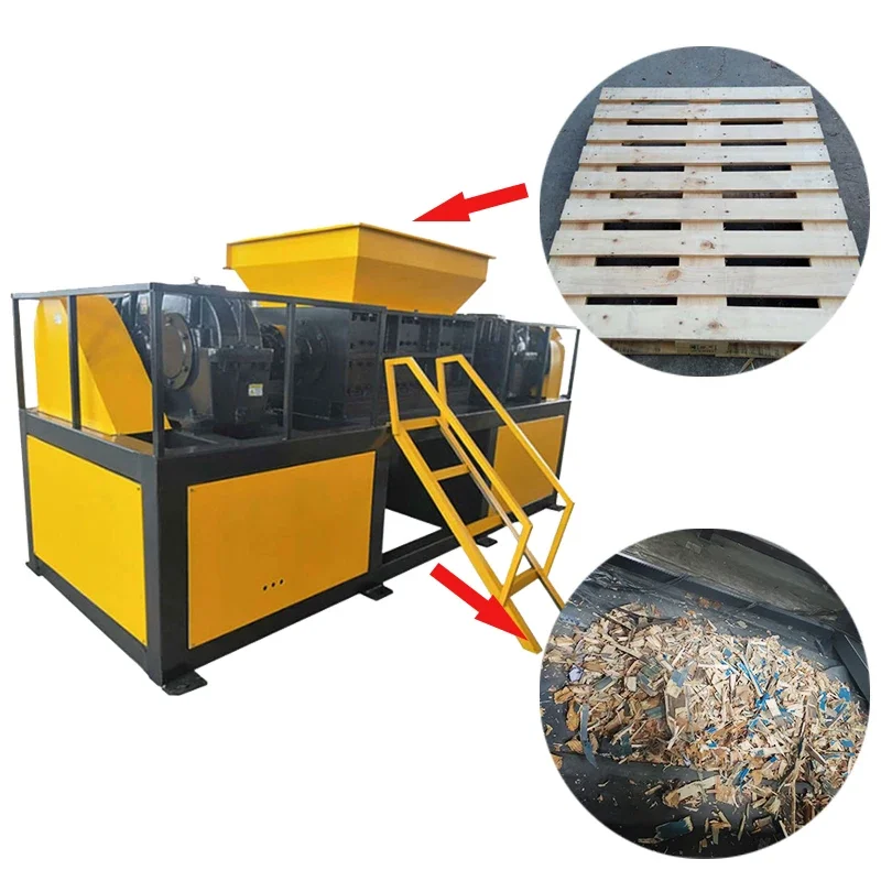 

Multifunctional WOOD/PLASTIC/RUBBER/METAL shredder Single/Double shaft block/film/barrel shredding machine