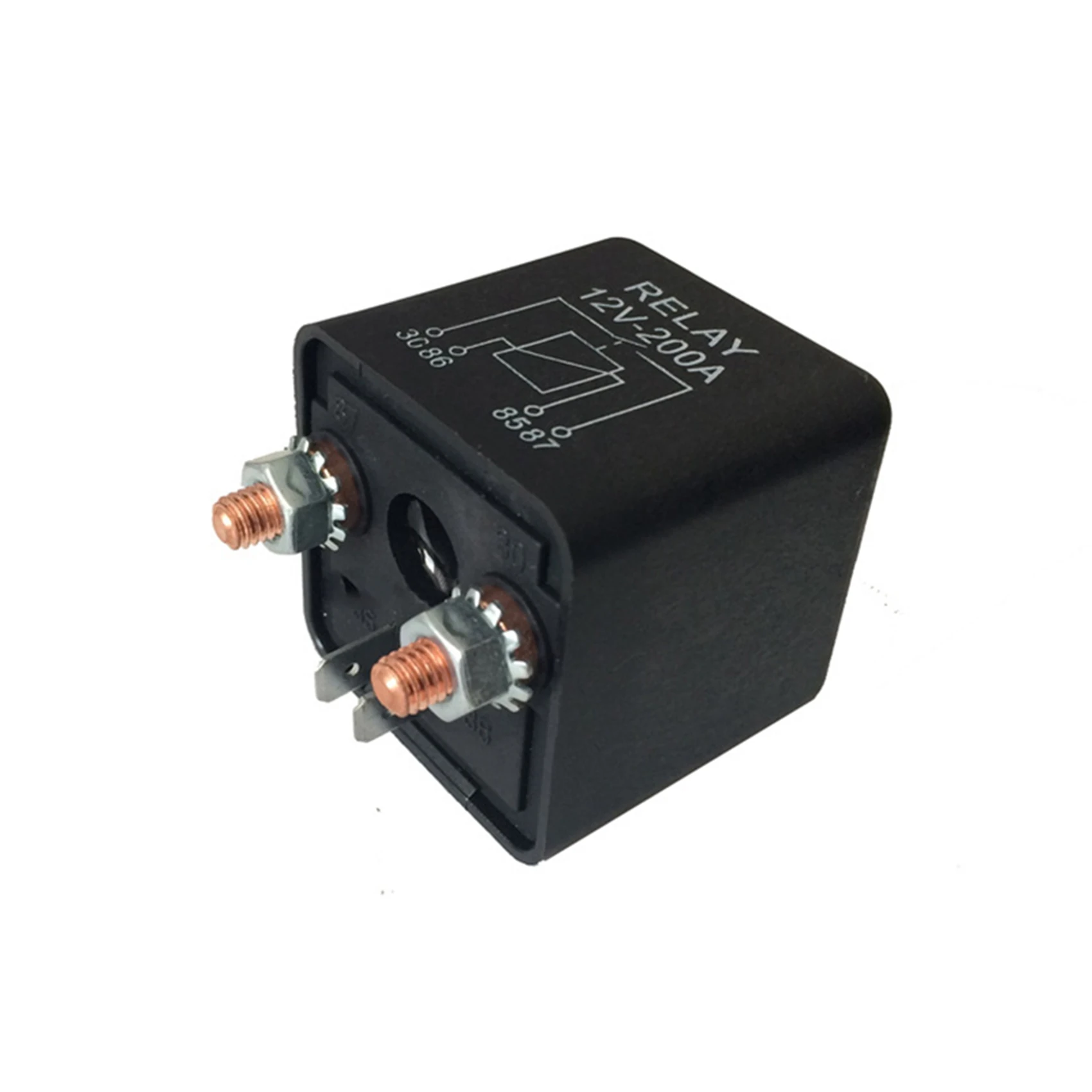 

Реле ABBY-5X 12В 200А нормально разомкнутое, 4-контактное - для тяжелых условий эксплуатации, автомобильное, морское, для разделения нагрузки