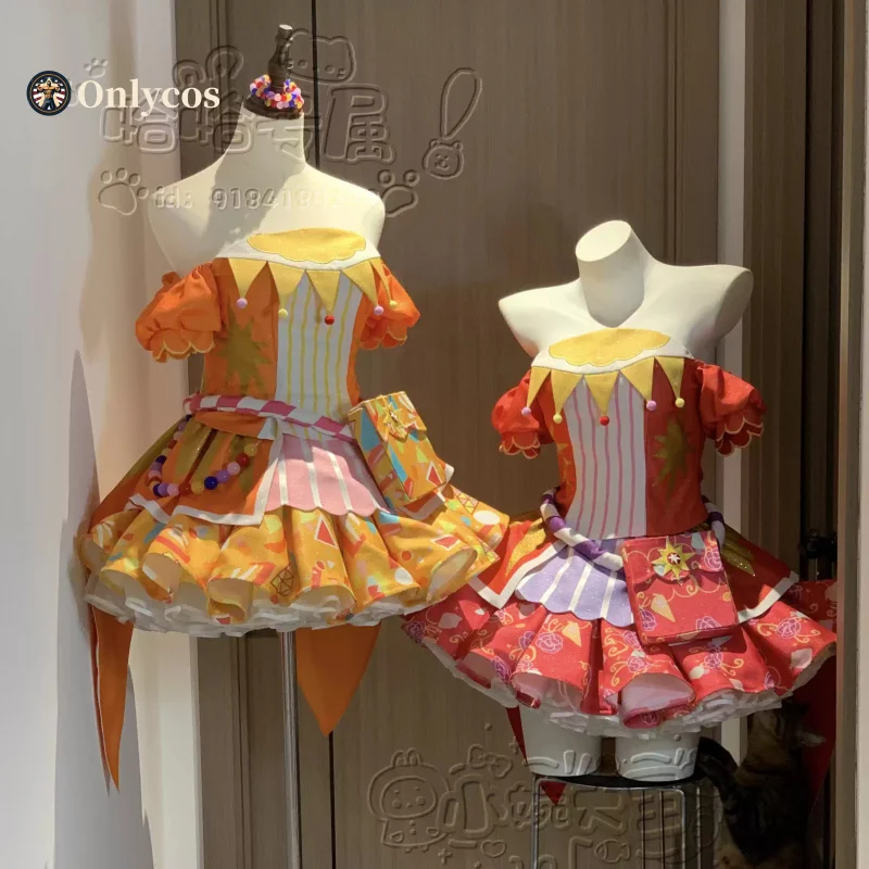 

Aikatsu! Hoshimiya Ichigo/Kiriya Aoi/shibuki ran Cosplay Costume For Halloween Christmas Carnival Role Play Lolita Dress