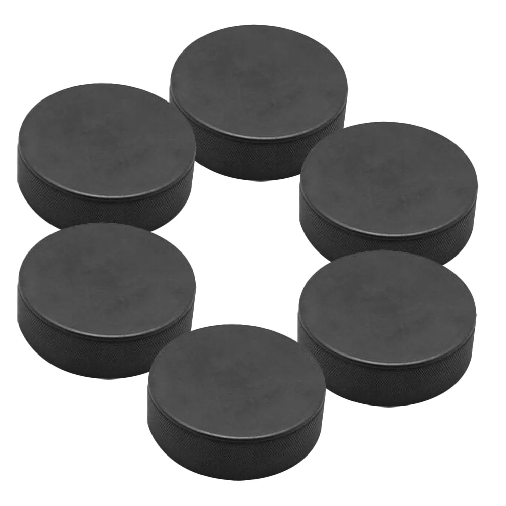 

6 Pcs Lightweight Hockey Training Supplies Fitness Ice Quit Pu Multi-function Puck