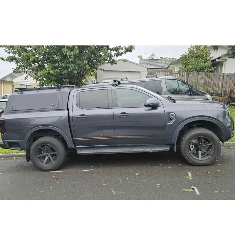 High Quality Pickup Canopy Hinged Modified Accessories, Waterproof Aluminum Alloy Split Three-Door High Cover for Ranger Pickup