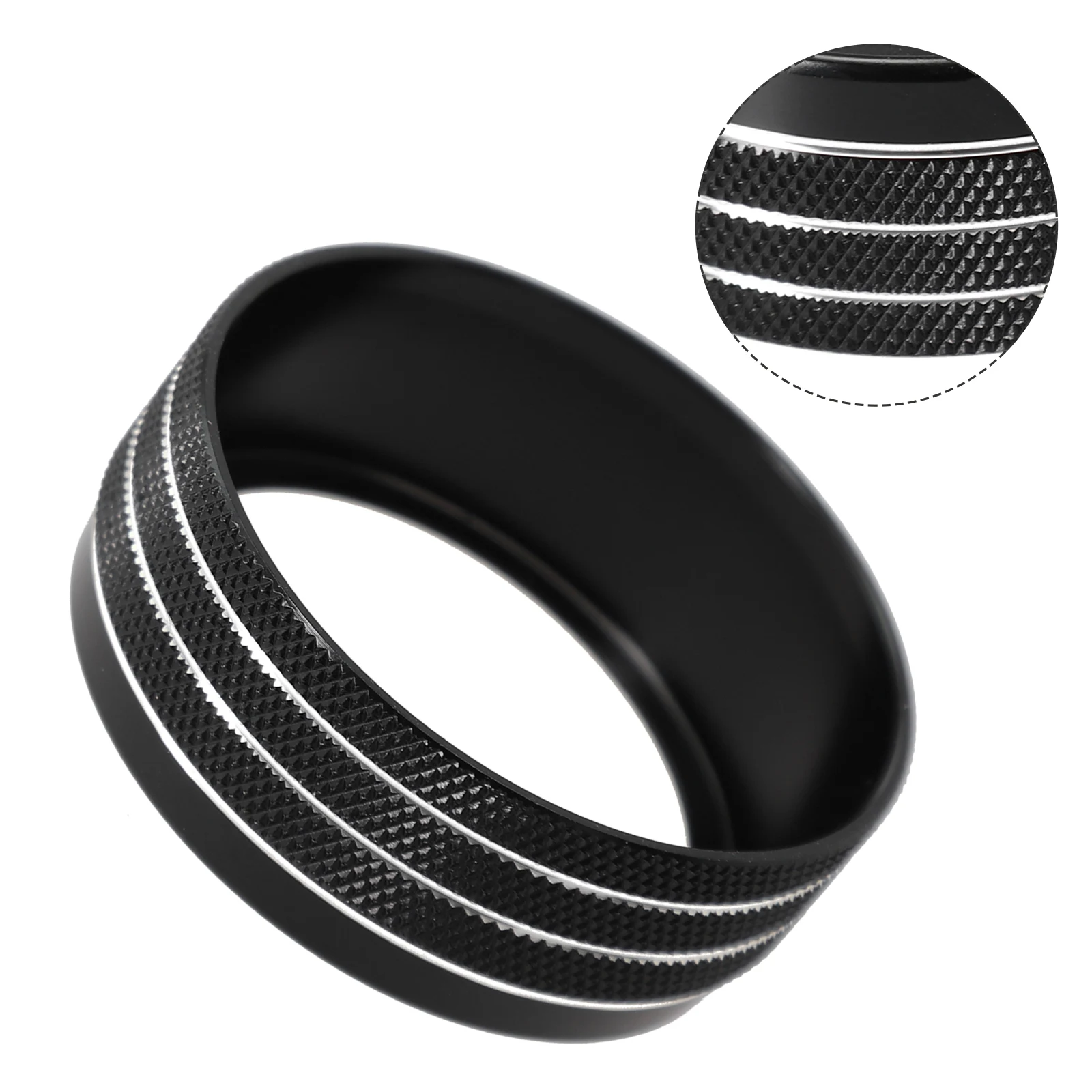 For Shift Knob Cover Ring for Transmission Switch with Aluminum Alloy Build Compatible with For Ram 1500 2018 2019 2020
