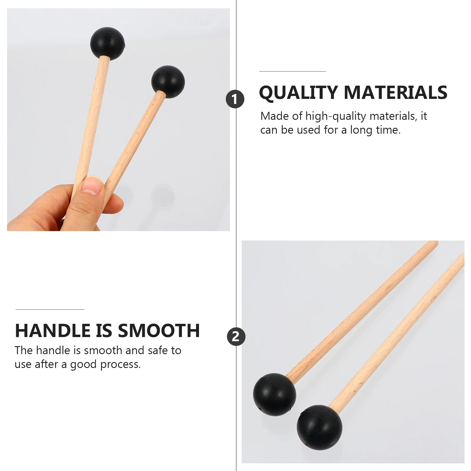 

Steel Marimba Mallet Mallets Percussion Drumstick Black Musical Instruments Child