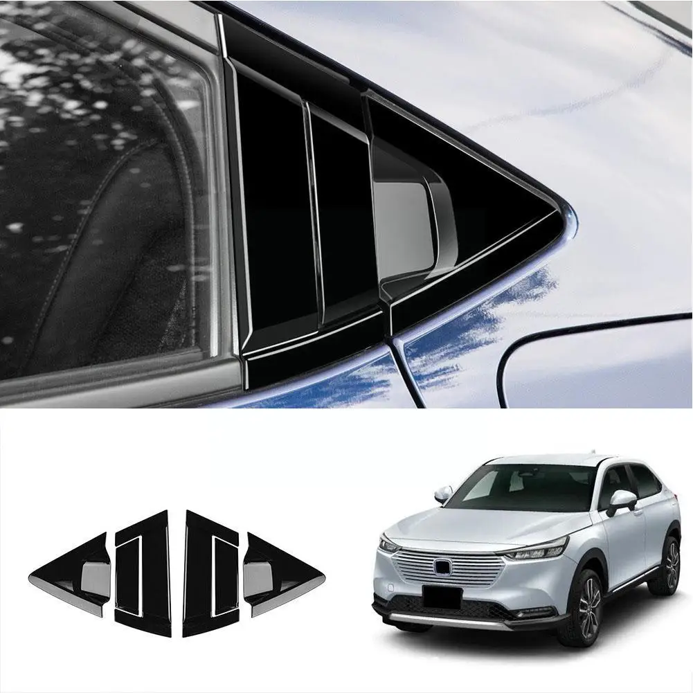 For Honda Vezel HR-V HRV 2021 2022 ABS Protector Door Handle Protection Patch Car Rear Sticker Frame Accessories 6pcs