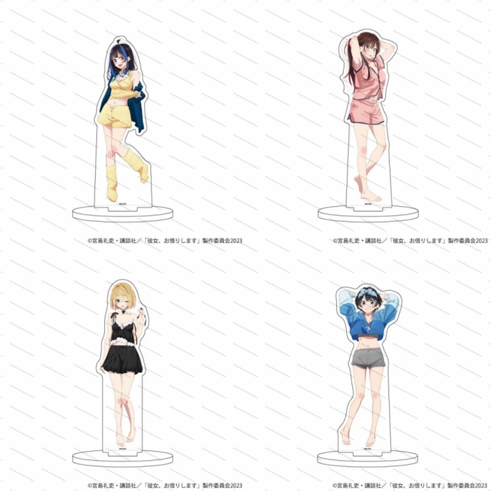 

Anime Rent-A-Girlfriend Acrylic standing signs as gifts for friends, desktop ornaments and small presents Fan gift 15CM