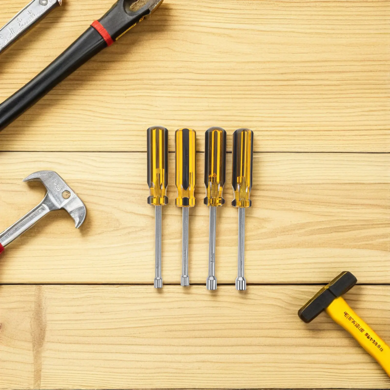 

Набор шестигранных отверток, 4 шт., многофункциональный, с внутренним шестигранником, быстросъемный, многофункциональный стальной инструмент, компактный дизайн, эргономичный.