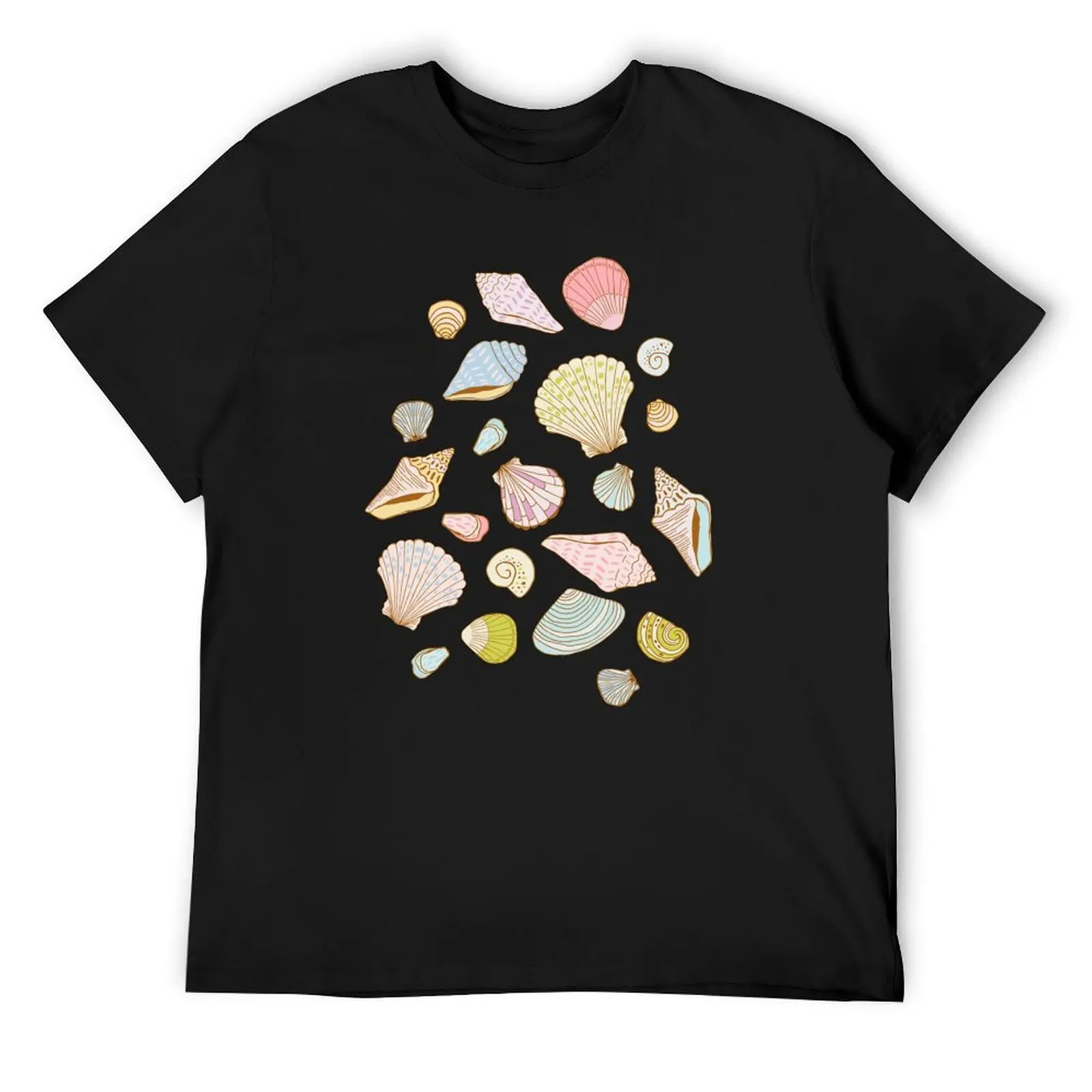 

Sea Shells in the Water T-Shirt plain tees croswit shirt man big and tall t shirts for men