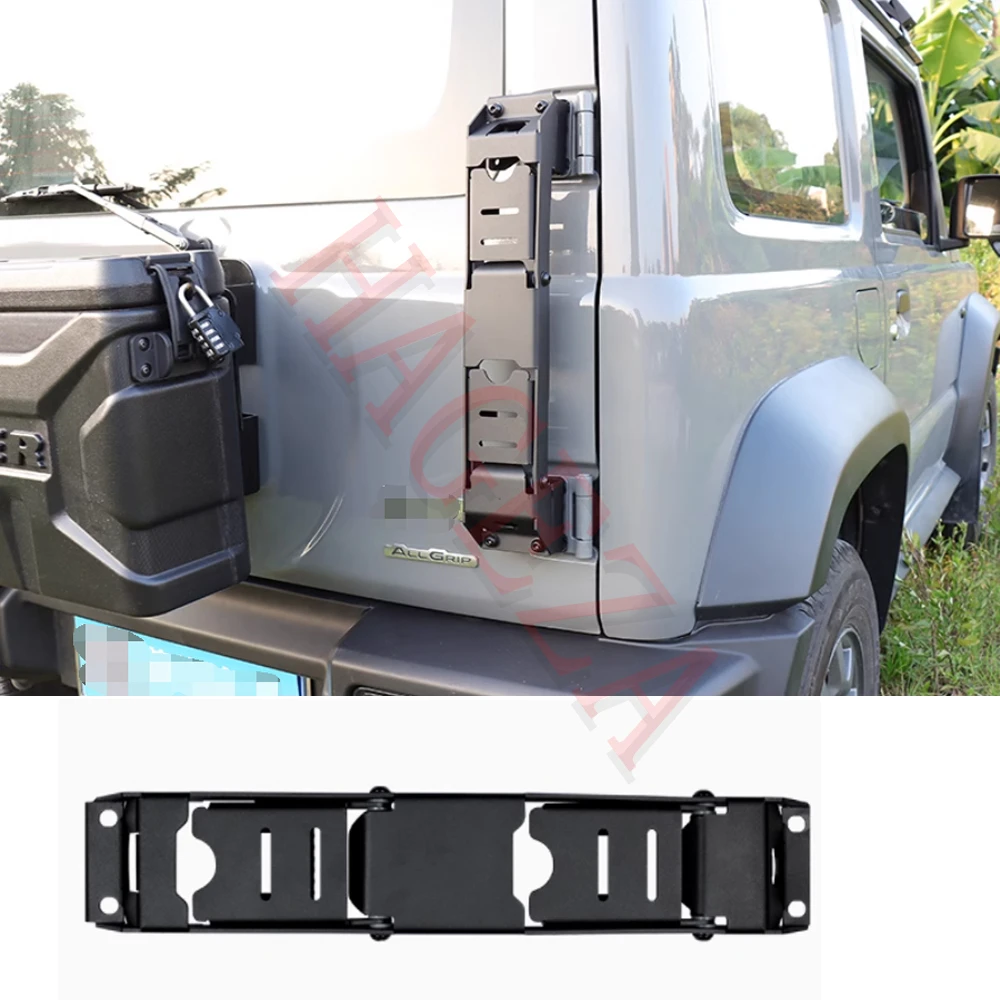 

Car Retrofit Exterior Fold Rear Door Tailgate Ladder Climbing for Suzuki Jimny 2/4 Door 2019+ Steel