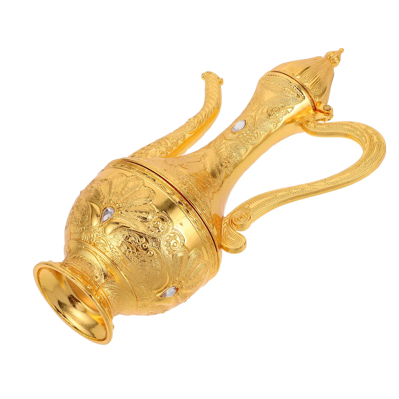 

Exquisite Retro Wine Kettle Vintage Alloy Pot for Home Decor Living Room Tabletop Ornament Wine Container Chinese