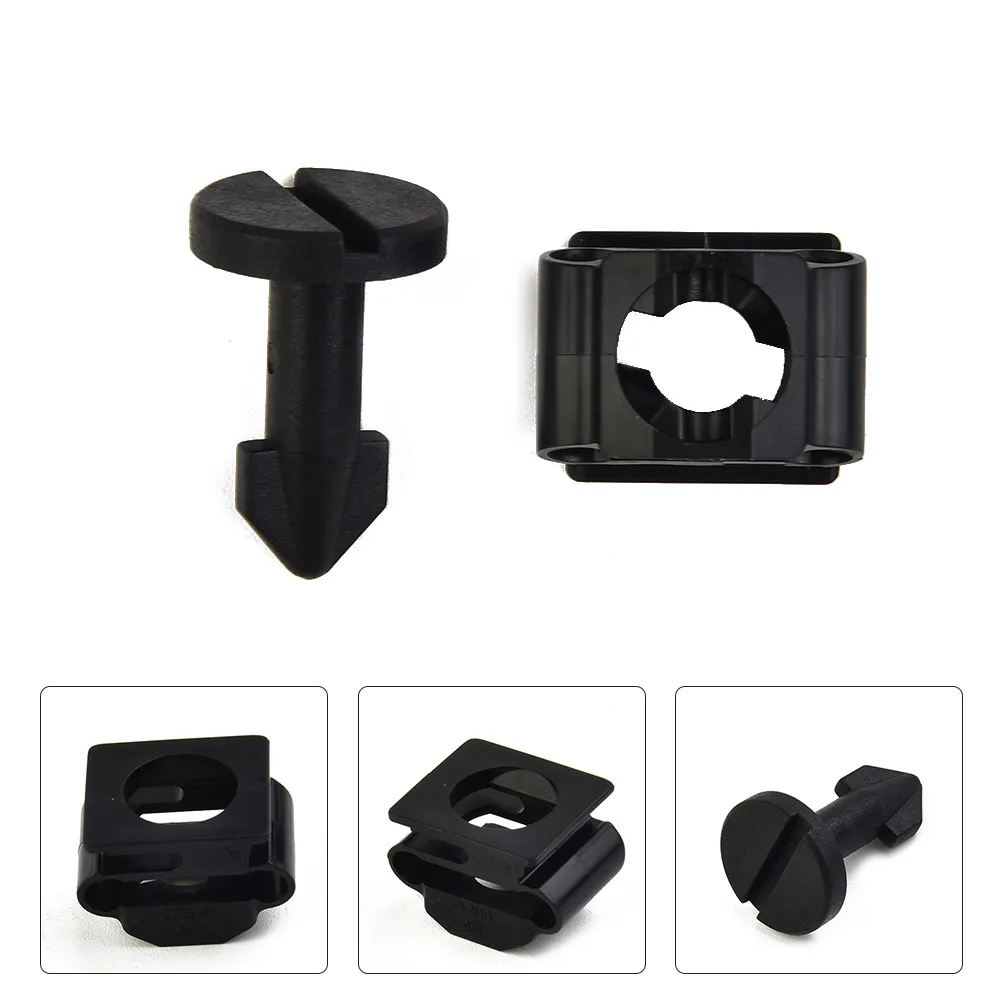 2pcs For Honda Plastic Engine Cover Stud Stay Grommet Kit 91501-SS8-A01 91601SS8A01 Engine Cover Bolt Bonnet Hood Clips