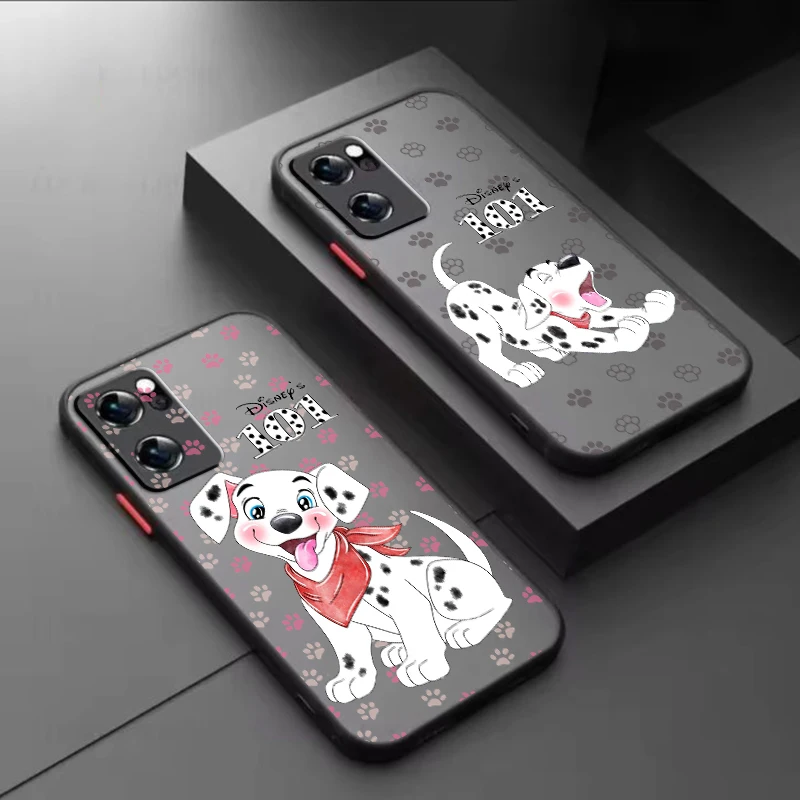 101 Dalmatians Cute For OPPO A98 A96 A94 A78 A77 A76 A74 A72 A57 A56 A55 A53 Frosted Translucent Hard Phone Case Cover Fundas