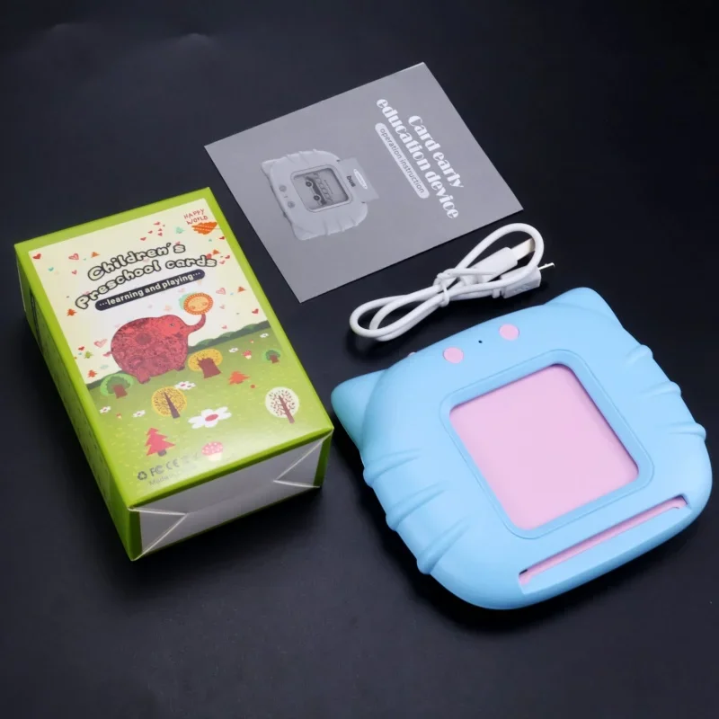 التعليم المبكر بطاقة فلاش لعبة تعلم الأطفال ما قبل المدرسة الإنجليزية الكتاب الصوتي الإلكتروني آلة هدية #3