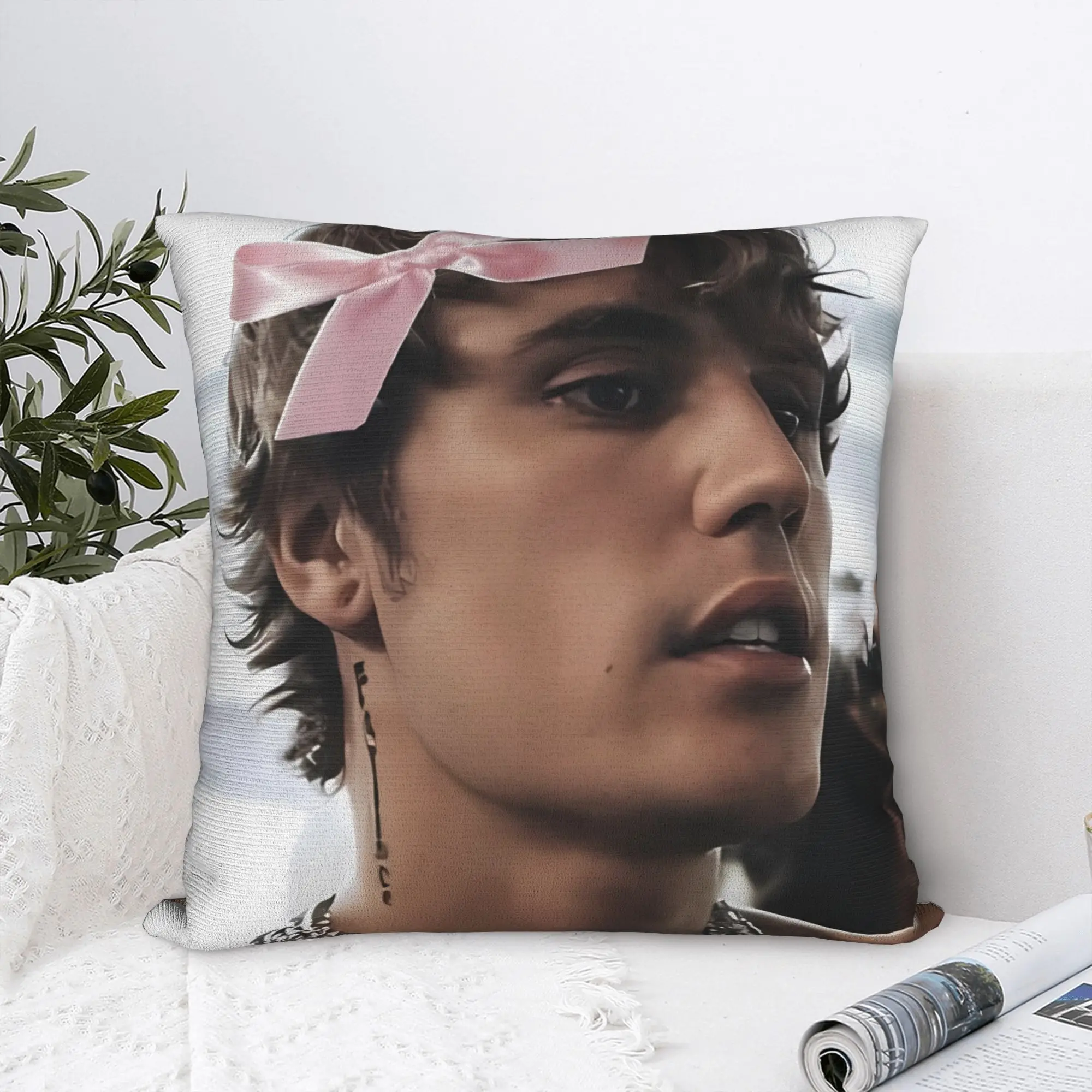 Bieber 2026 Tour Pillow Cover  Comfy Cushion Cover Morden Pillow Case For Living Room Chair