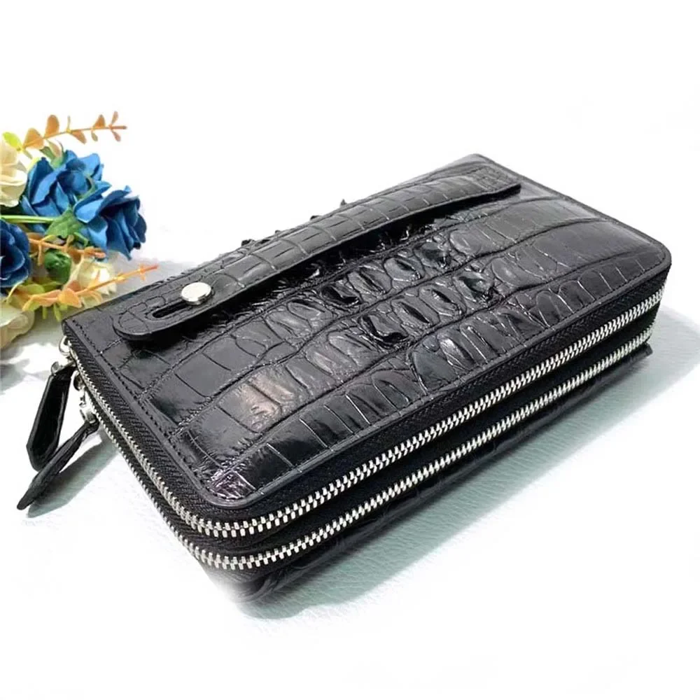 hongsen crocodile  handbags  male  clutch bag  Hand caught  More screens   large capacity  fashion  male  Hand bag men bag