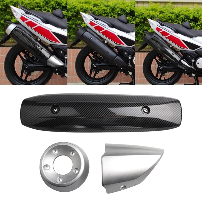 For TMAX500 TMAX 500 2008-2011 Motorcycle Exhaust Pipe Heat Guard Muffler Cover