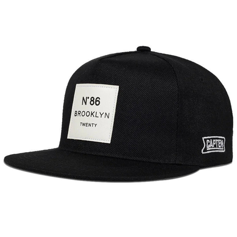 Mężczyźni kobiety BROOKLYN Baseball bawełna regulowana bejsbolówka kapelusz metka ze skóry N86 Hip-Hop czapki kapelusz słońce Unisex czapki z