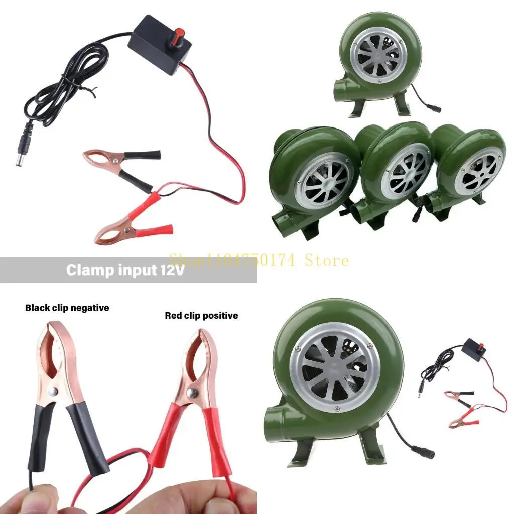 

Вентилятор для барбекю на открытом воздухе, вентилятор для древесного угля, портативный вентилятор для барбекю, 2900 об/мин для