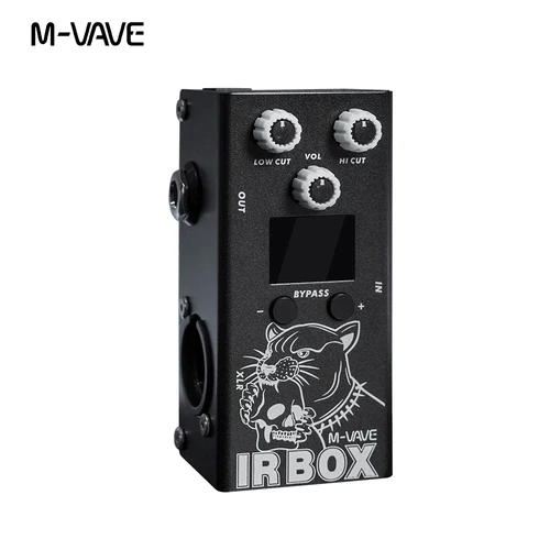 Imagen 2 del producto M-vave IR Box Pedal 32 preestablecimiento 24 bits, gabinetes de respuesta de impulso de cabina IR altavoz simulación guitarra bajo efectos Pedal