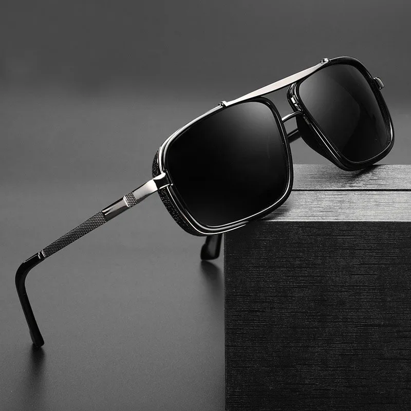 Neue Sonnenbrille, Punk-Sonnenbrille, neue Herren-Sonnenbrille „Beam Aviator Car“ 877