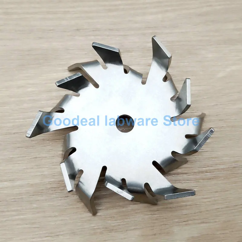 1pc laboratory 304 stainless steel Sawtooth Stirring blade, Suitable for mixing high viscosity material Dispersing Plate