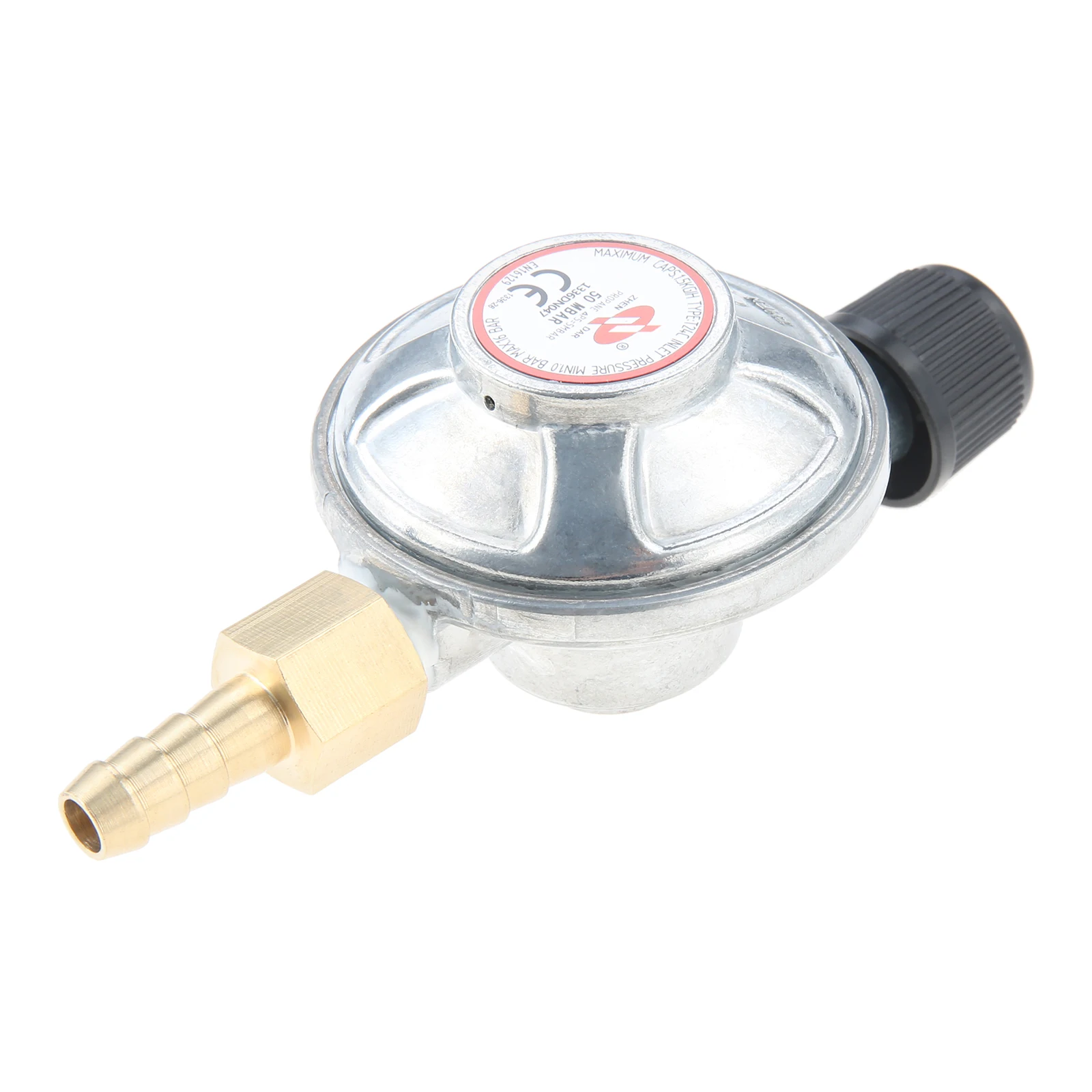 1pc Low Pressure Propane 50mbar Disposal Bottle Connection Regulator with Adjustable Knob Adapter for Camping Stove Grill Heater