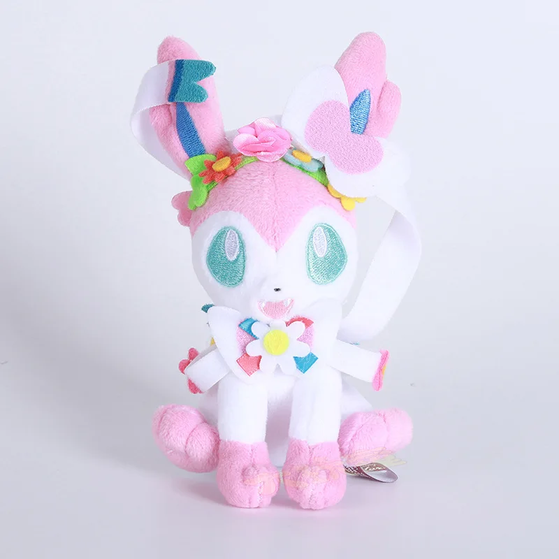 البوكيمون أفخم بيكاتشو Scorbunny Sylveon Ponyta Plushies اللعب الهوايات Kawaii غرفة ديكور الاطفال هدايا عيد الميلاد عيد الميلاد