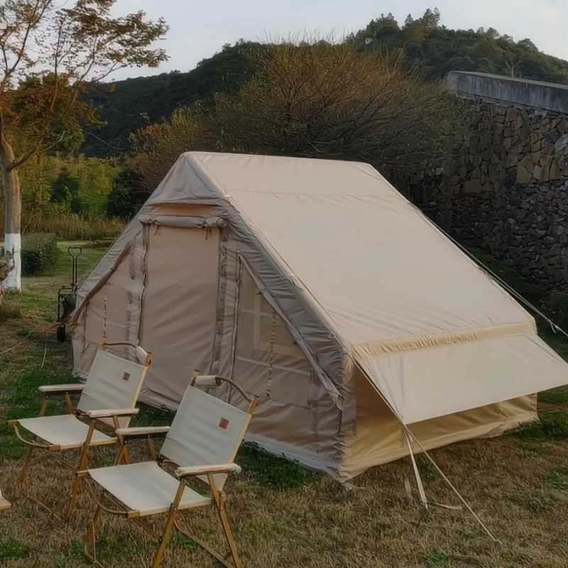 خيمة تخييم خارجية قابلة للنفخ سريعة الفتح وخالية من البقع #6