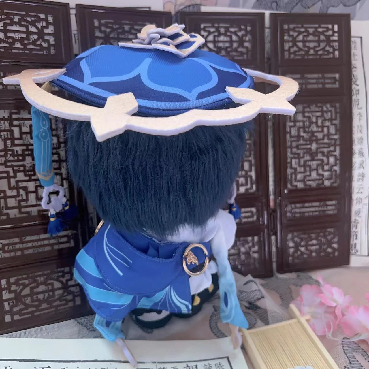 Anime genshin impacto andarilho balladeer propriedade cosplay mascote brinquedos de pelúcia vestir-se roupas bonecas fofas natal presente do dia das bruxas