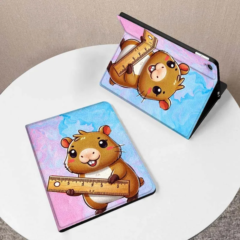 Capybara Colorful Cartoon Cat For Samsung Galaxy Tab A7 A A8 A9 A11 S6 S11 10.1 10.4 10.5 Inch Lite PLus Tablet Case