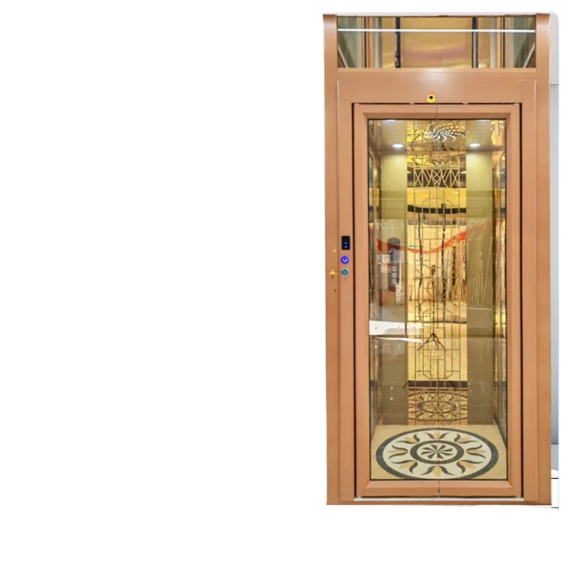 Household electric hydraulic elevator Self-built house Villa elevator Disabled household barrier-free lifting platform