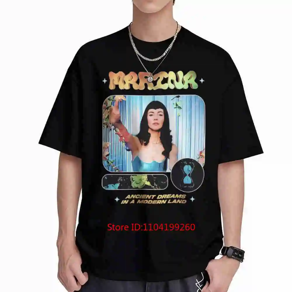 Marina And The Diamonds Ancient Dreams In A Modern Land Short Sleeve Tee 100% Cotton T-Shirt