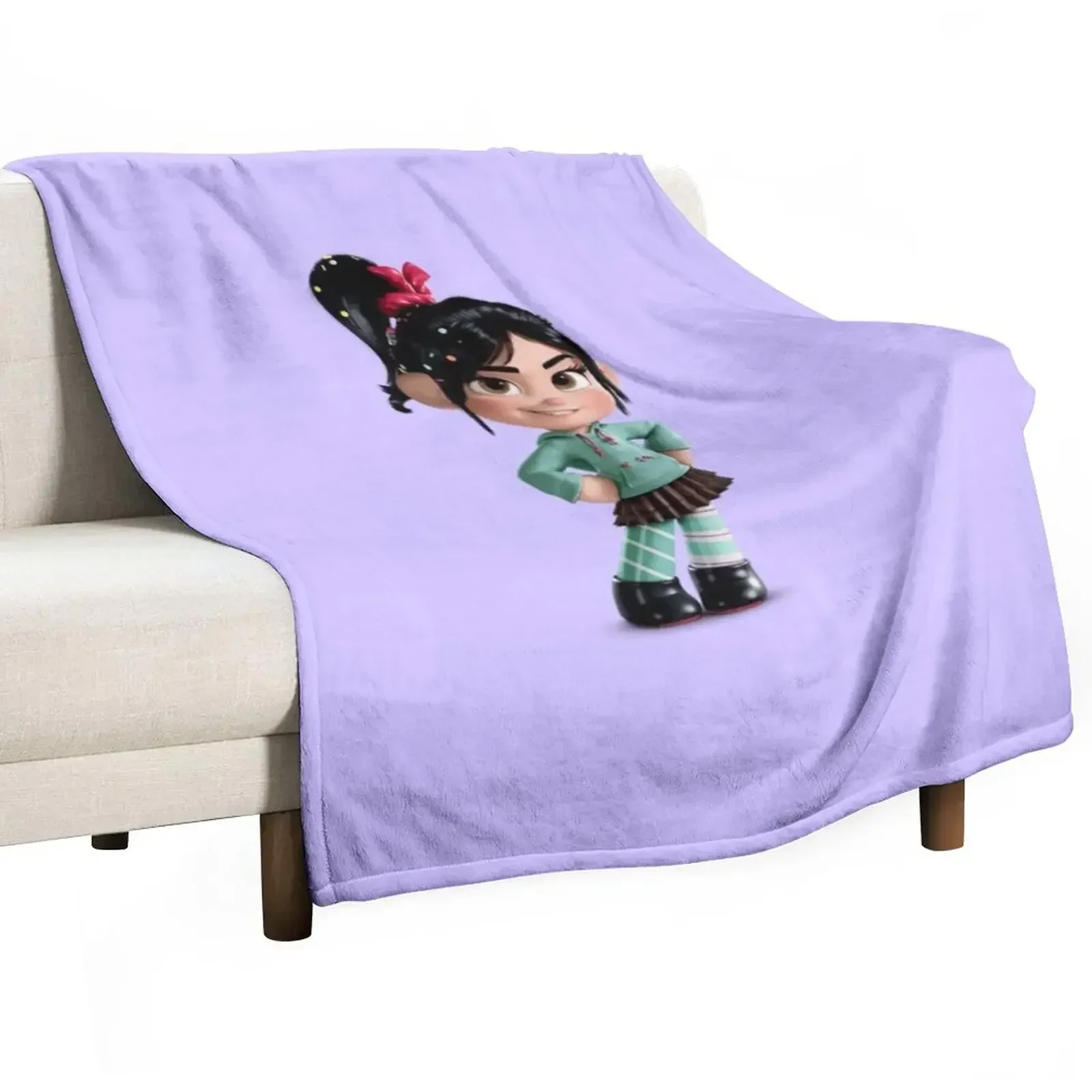 Ralph Breaks the Internet Vanellope Throw Blanket bed plaid Bed Fashionable Blankets