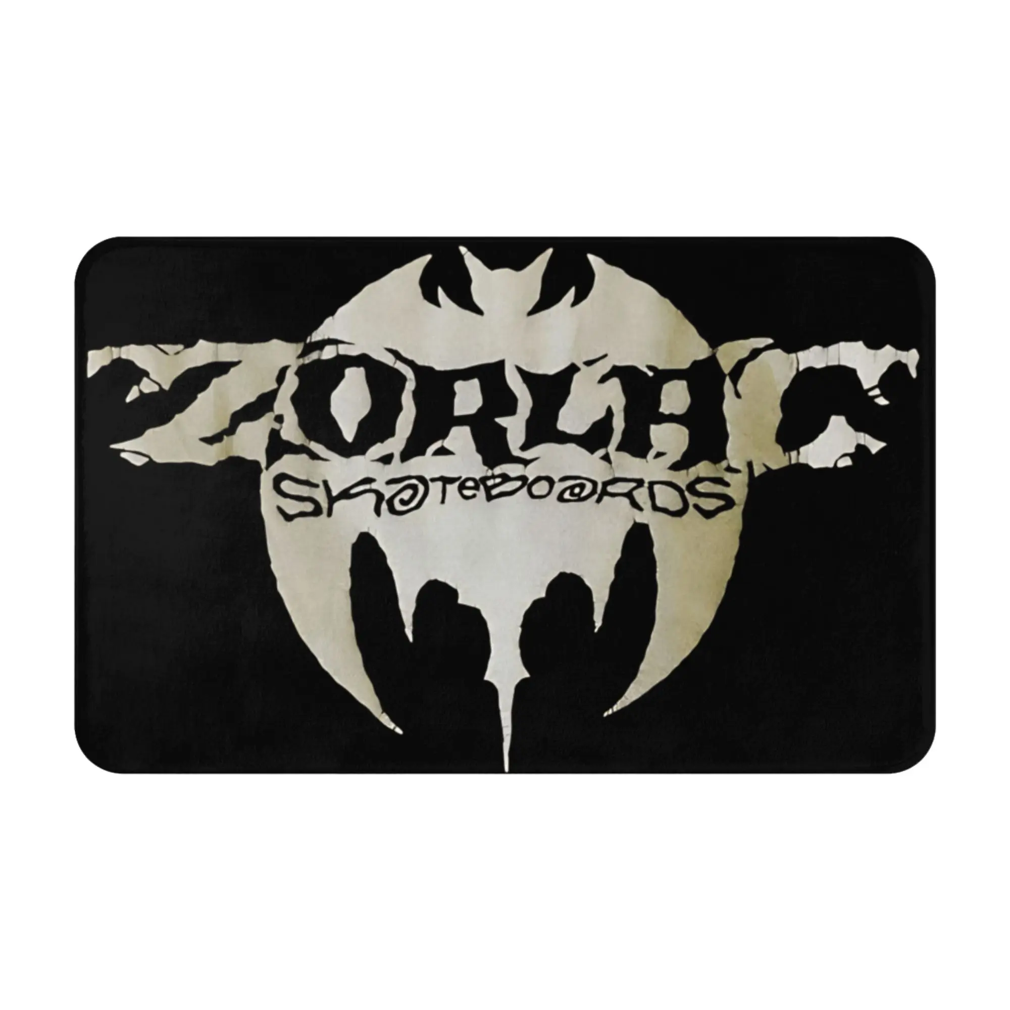 Zorlac Skateboard Doormat Bedroom Kitchen Mat Skateboard Absorbent Home Decor