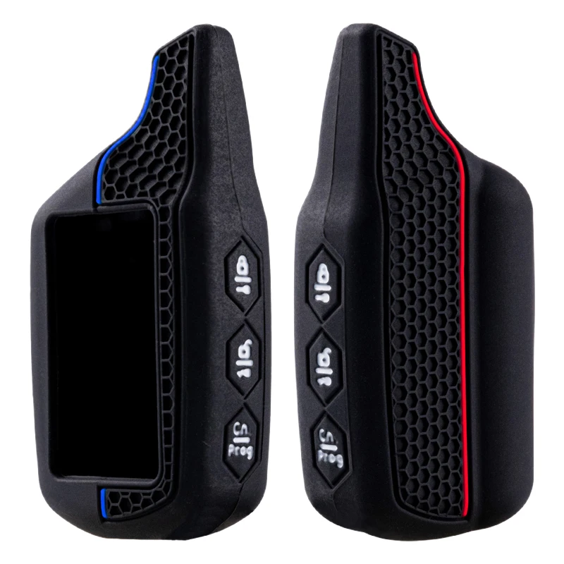 Silicone B9 B6 LCD Body Cover Case 2 Way Car Alarm for Starline B9 B91 B6 B61 A91 A61 V7 Remote Key Chain Accessories Box