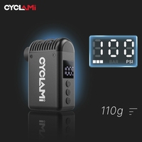 NEW A2 Mini Portable Bicycle Pump Air Inflator 100 PSI Tire pressure display for Road MTB Schrader Presta Tires Bike Accessories
