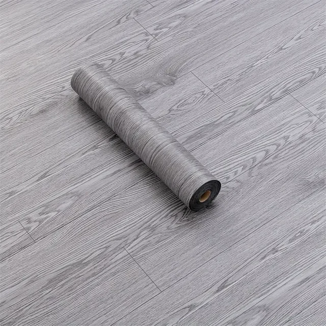 Retro Wood Grain Non-Slip Decorative Flooring Sticker Durable Waterproof Peel & Stick Vinyl Wallpaper Imitation Wood Board Tile 4