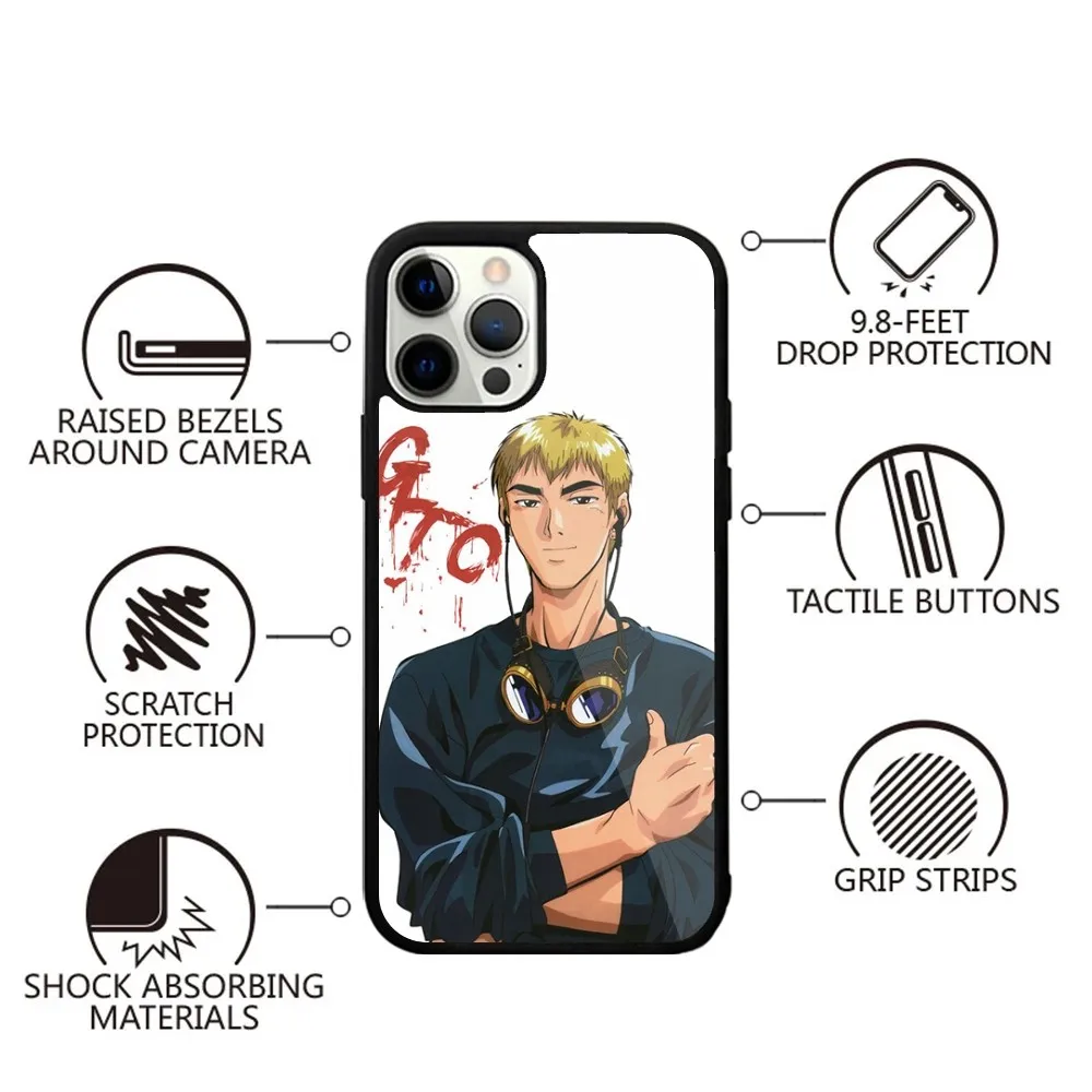 GTO Great Teacher Onizuka Phone Case For iPhone 15,14,13,12,11,Plus,Pro,Max Mini Magsafe Magnetic Wireless Charging