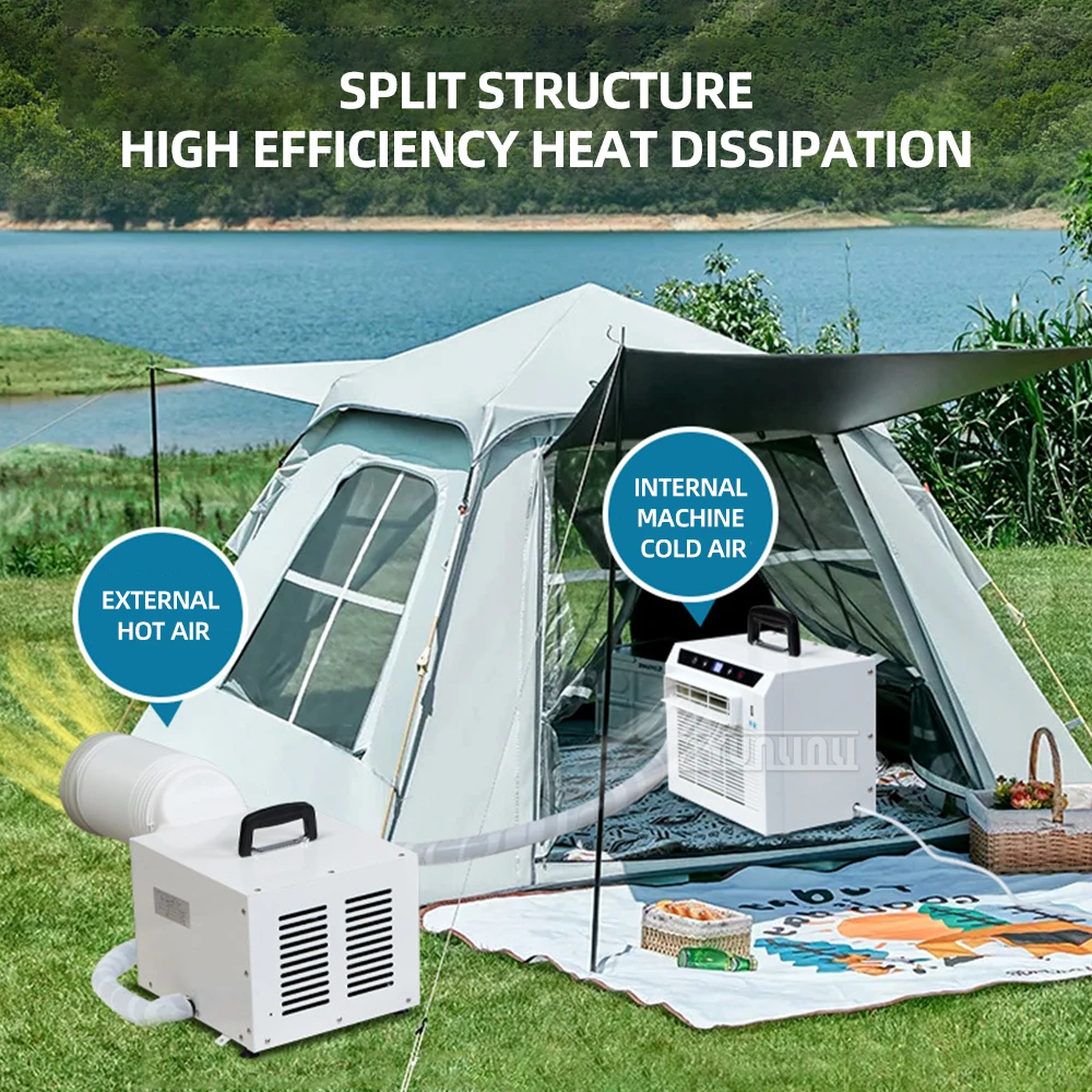 Good Quality Remote control split mobile air conditioner Car air conditioner Portable Small Air Conditioning  Tent