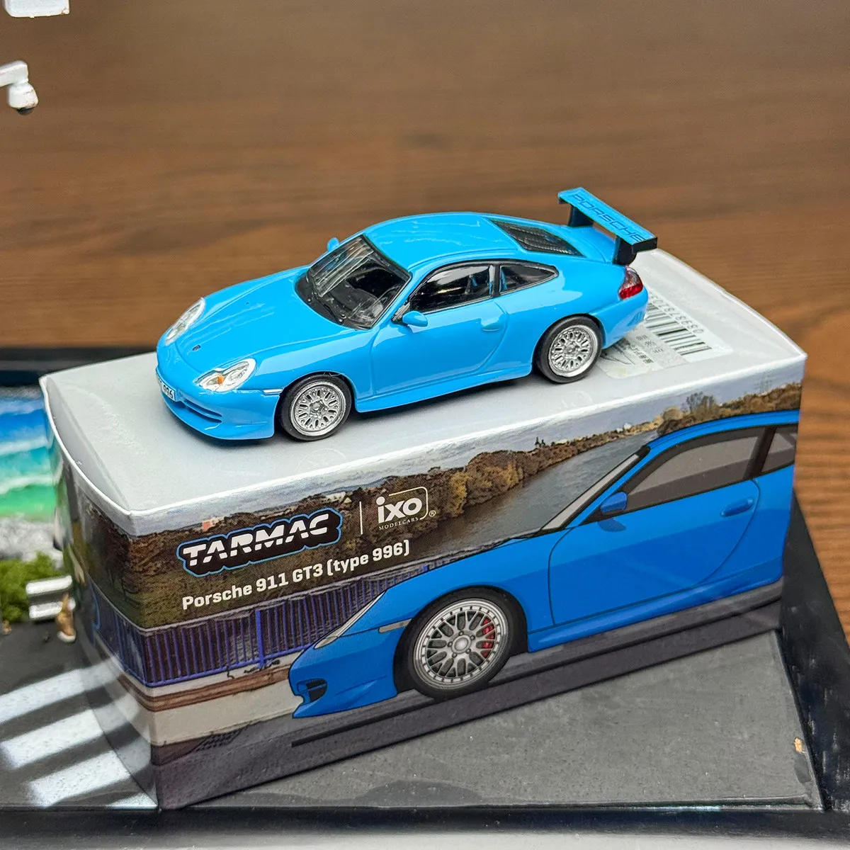 

Масштабная модель автомобиля TW 1:64 911 GT3 Type 996 из сплава, коллекционная игрушка для детей