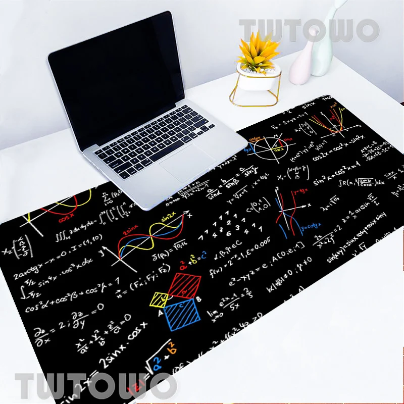 

Mathematical Formula Anime Mousepad HD Computer Large Custom Mouse Mat MousePads Anti-slip Soft Gamer Natural Rubber Mice Pad