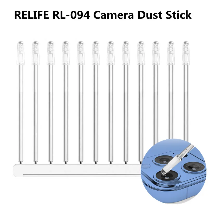 RELIFE RL-094 카메라 렌즈 스틱, 휴대폰 행 디자인, 데드 앵글 없이 360 ° 청소, 지문 제거 도구, 48 개