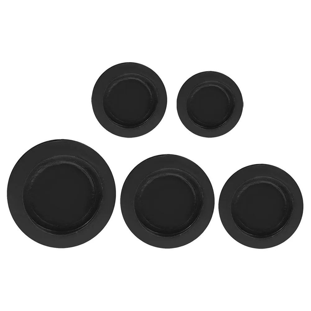 5Pcs Rubber Piggy Bank Bottom Plugs Round Stoppers for Savings Jar Money Box Cap Replacement Easy Push in Smooth Comfortable